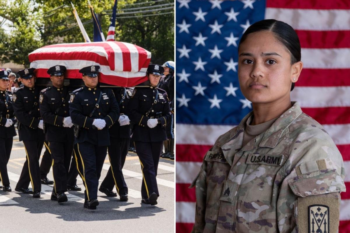 You are currently viewing ‘Very loved’ Army hero Rampersad, who was killed in Iranian attack, laid to rest in front of hundreds of sobbing mourners in Queens