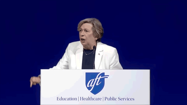 Read more about the article Randi Weingarten calls Trump authoritarian at AFT union conference