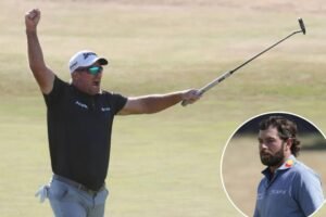 Read more about the article Ryan Fox sinks final putt to win British Open for first career major title