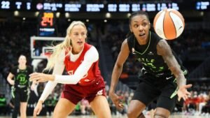 Read more about the article The WNBA team that mocked Sophie Cunningham can barely win a game, Tony Romo limbers up & MLB’s Abby Labar!