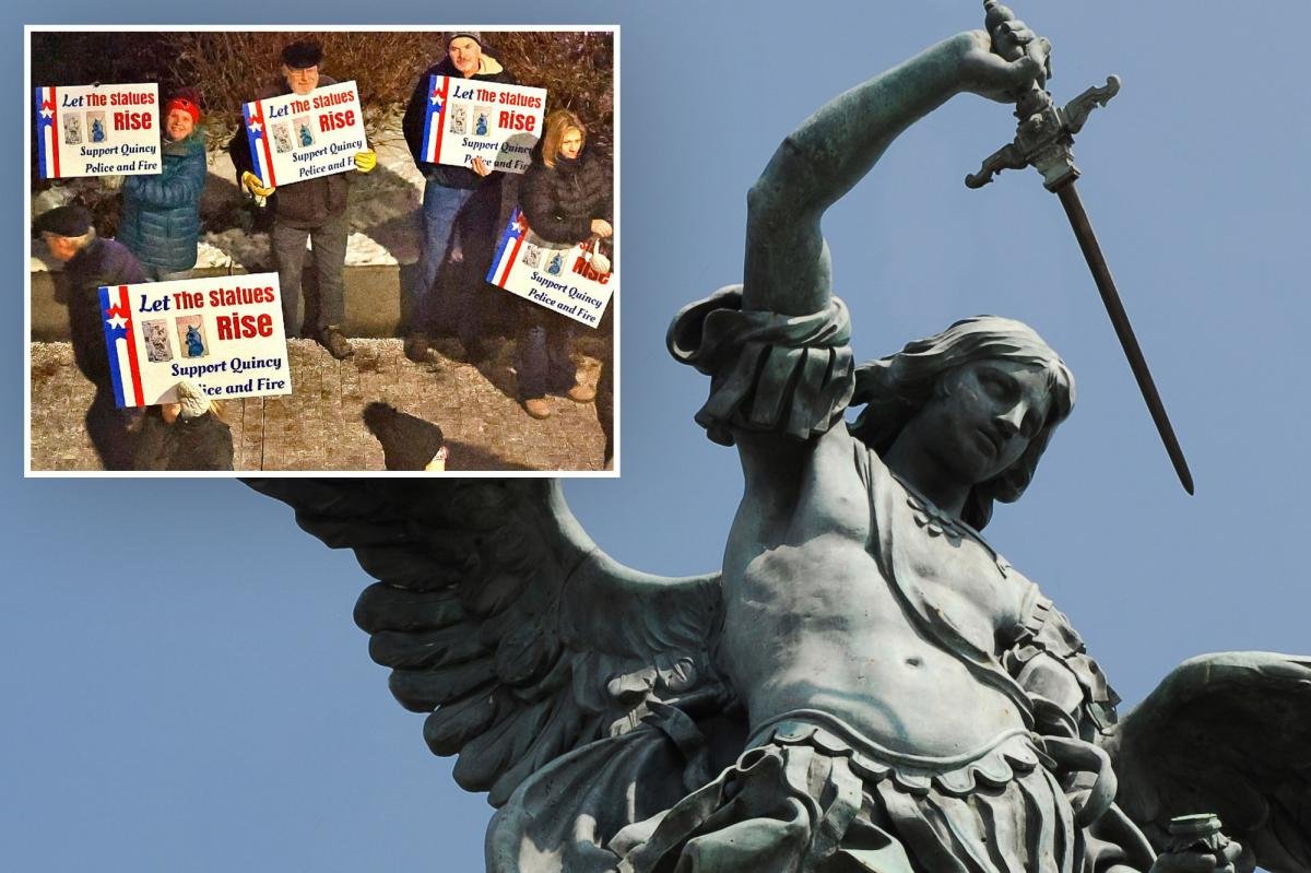 Read more about the article St Michael statue blocked from Massachusetts city building as state Supreme Court showdown looms