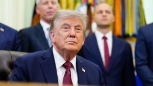Read more about the article Trump says Saudi Arabia must join Abraham Accords for nuclear deal