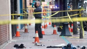 Read more about the article Tucson mass shooting leaves at least 10 wounded in entertainment district