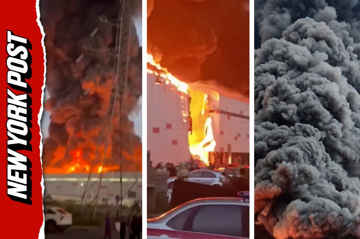 You are currently viewing Ukrainian drones set ‘Russia’s Amazon’ warehouse ablaze in dramatic video (Video)