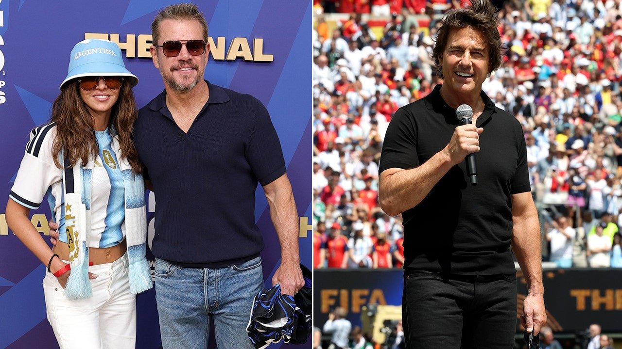 Read more about the article Tom Cruise opens FIFA World Cup final as Matt Damon and Shakira attend