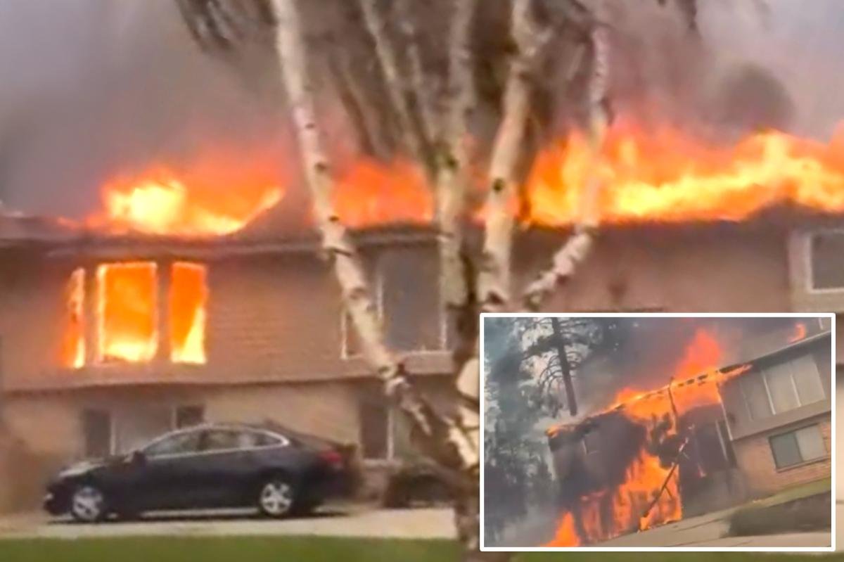 Read more about the article Raging wildfire torches Spokane homes, turns neighborhood into hellscape: terrifying video