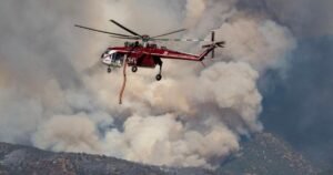 Read more about the article Dangerous wildfire keeps crews from reaching helicopter crash in Utah
