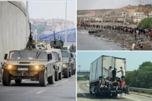 Read more about the article Spain says migrants are returning back to Morocco after flood of illegal immigrants rushed border