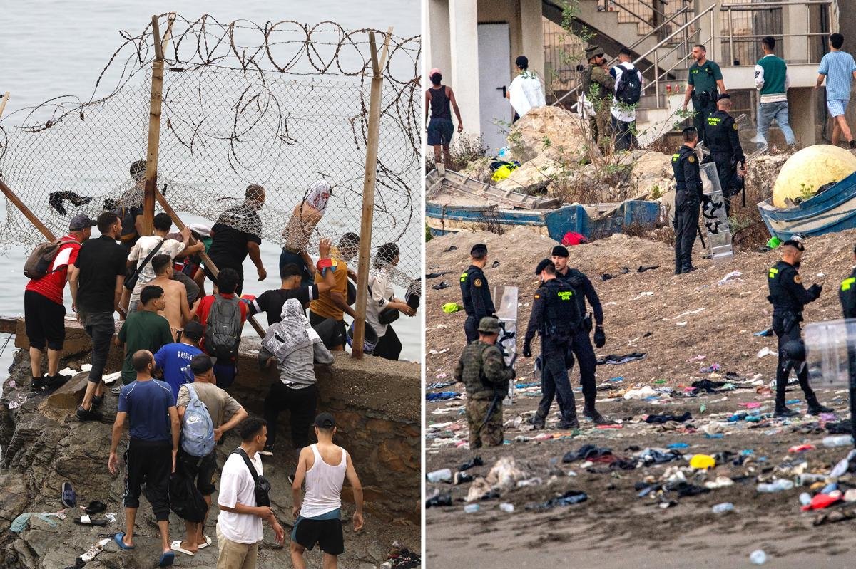 Read more about the article Spain installing containment fence between Morocco and Ceuta after massive frontier rush killed 67