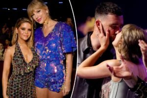 Read more about the article Taylor Swift and Travis Kelce’s wedding vows offered guests a ‘closer look into their love,’ Maren Morris says