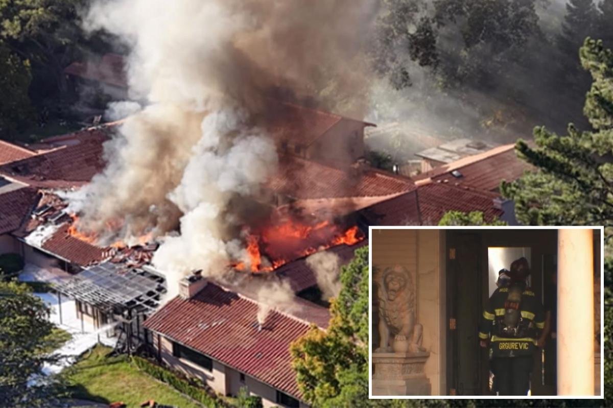 You are currently viewing East Bay mansion built by Kaiser Permanente founder who made the Hoover Dam bursts into flames