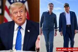 Read more about the article Trump to swing through California on Tuesday, Nevada on Wednesday to tout economic sucess