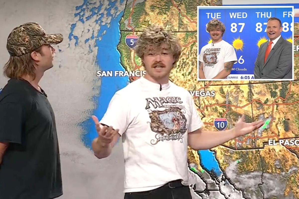 You are currently viewing Moment band Sublime hijacks KTLA’s weather broadcast live on air