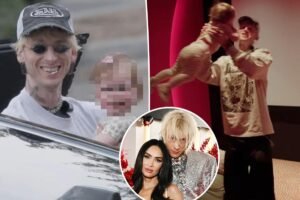 Read more about the article MGK and Megan Fox’s daughter, Saga, makes rare appearance in sweet video