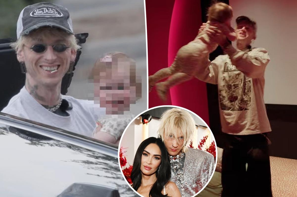 You are currently viewing MGK and Megan Fox’s daughter, Saga, makes rare appearance in sweet video