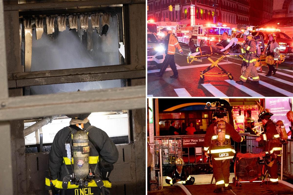 You are currently viewing Astor Place subway station train fire hospitalizes 6 MTA workers, 5 firefighters