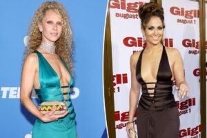 Read more about the article Juno Temple takes Jennifer Lopez’s ‘Gigli’ premiere dress for a spin at ‘Ted Lasso’ premiere