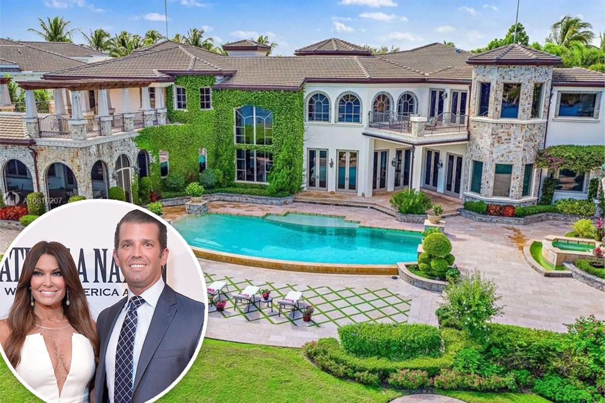 You are currently viewing Donald Trump Jr. spends $7.6M to buy ex Kimberly Guilfoyle out of their Florida mansion
