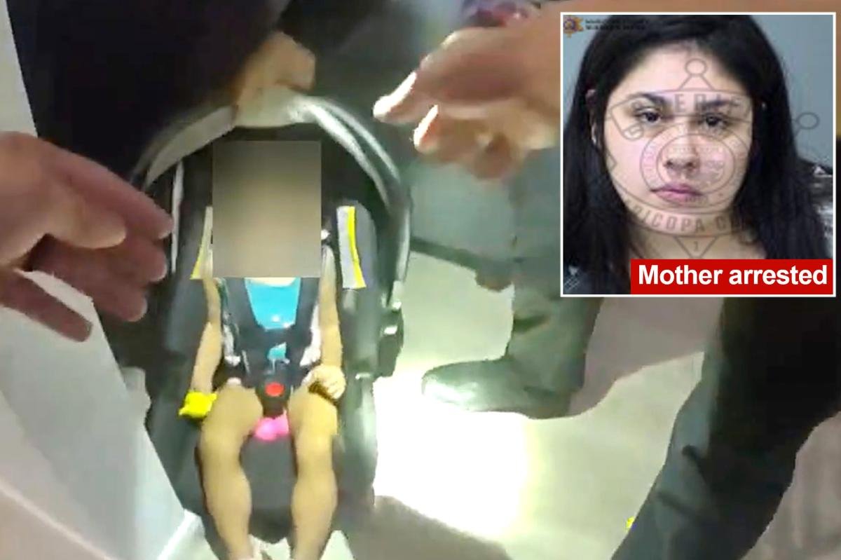 You are currently viewing Moment cops find toddler trapped in a car seat while allegedly drunk mom snoozed through house fire