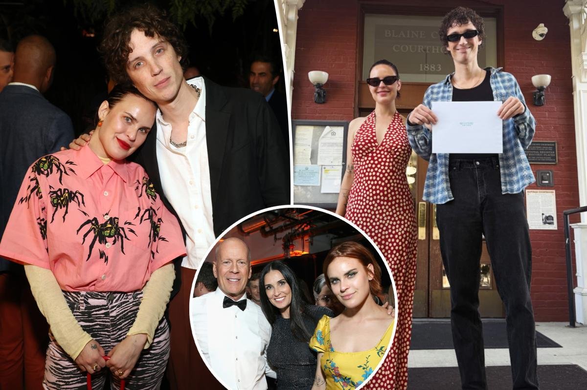 You are currently viewing Bruce Willis and Demi Moore’s youngest daughter, Tallulah, marries musician Justin Acee in intimate Idaho wedding