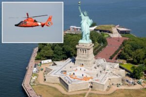 Read more about the article Boat overturns off Liberty Island coast; woman and child in critical condition
