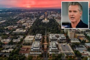 Read more about the article Fresno County erupts as Gavin Newsom accused of overreaching with better roads tax