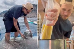 Read more about the article Aspiring chef Brooklyn Beckham horrifies fans by cooking pasta with seawater: ‘Is this ragebait?’