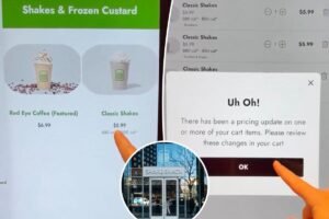 Read more about the article Shake Shack customer alleges restaurant raised prices on food after selecting ‘no tip’ on a self-pay kiosk