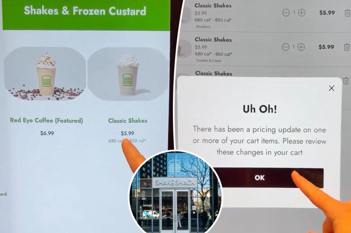 You are currently viewing Shake Shack customer alleges restaurant raised prices on food after selecting ‘no tip’ on a self-pay kiosk