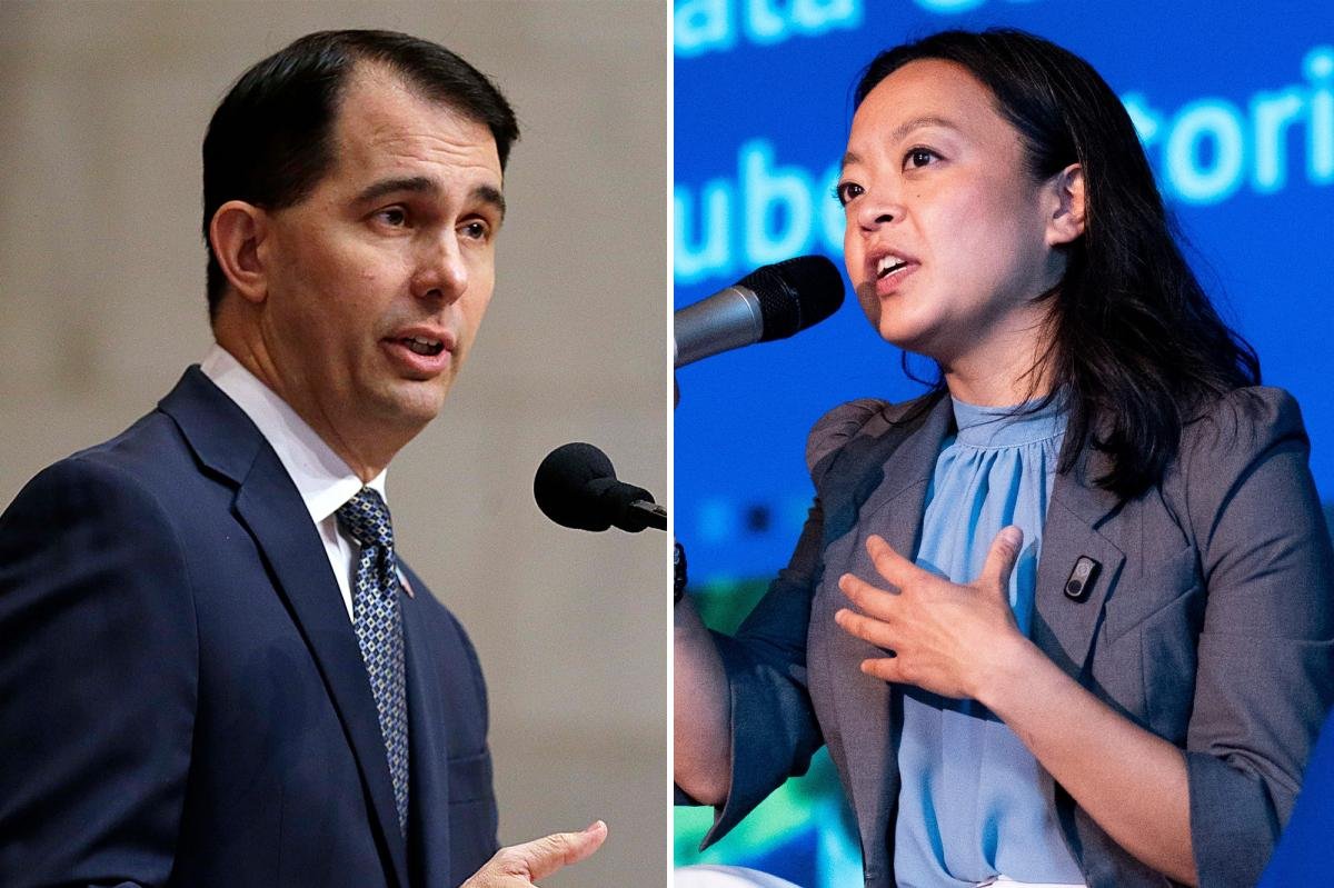 You are currently viewing Ex-Wisconsin Gov. Scott Walker warns Republicans against backing ‘VERY dangerous’ DSA-backed Francesca Hong in Dem primary