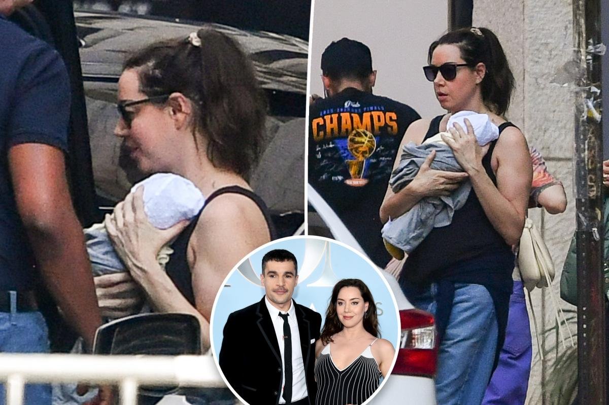 Read more about the article Aubrey Plaza seen with newborn for first time since welcoming baby with Christopher Abbott