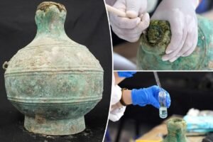 Read more about the article ‘Exceptionally’ well-preserved beer dating back two millennia discoved inside ancient bronze vessel