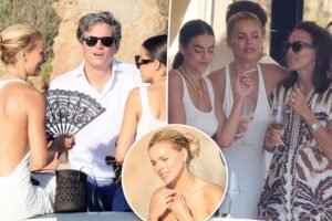 Read more about the article Brooks Nader ditches bikini top in front of entire family â including her dad â on Italian getaway