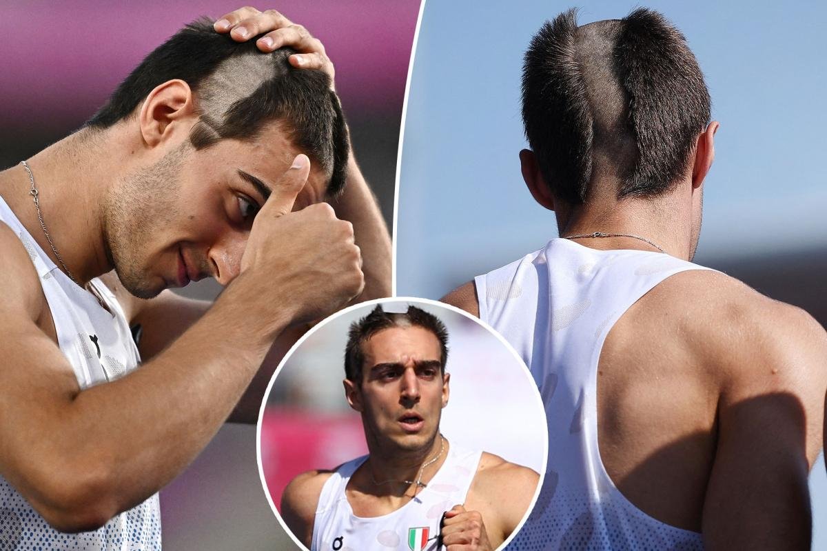 You are currently viewing Italian sprinter Filippo Dezza has shocking haircut â but there’s a surprising reason