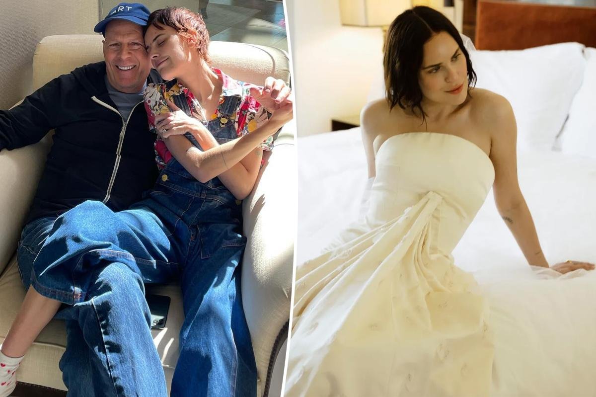 You are currently viewing Bruce Willis celebrates daughter Tallulah’s wedding to Justin Acee in sweet photo as he battles dementia