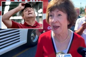 Read more about the article Susan Collins drops brutal reminder of Maine Dem rival rocked by assault accusations
