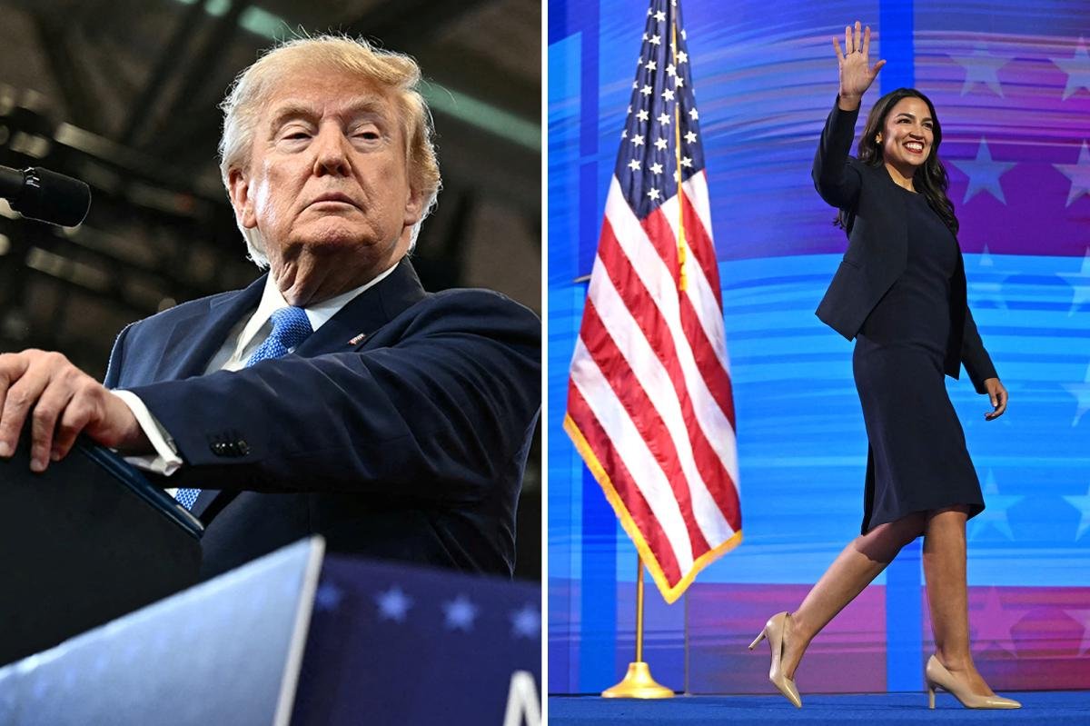 You are currently viewing Trump predicts AOC will run for president