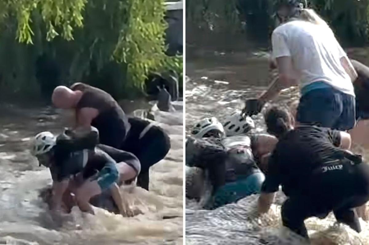 You are currently viewing Woman miraculously survives being sucked through flood tunnel as rescuers become victims themselves trying to pull her out