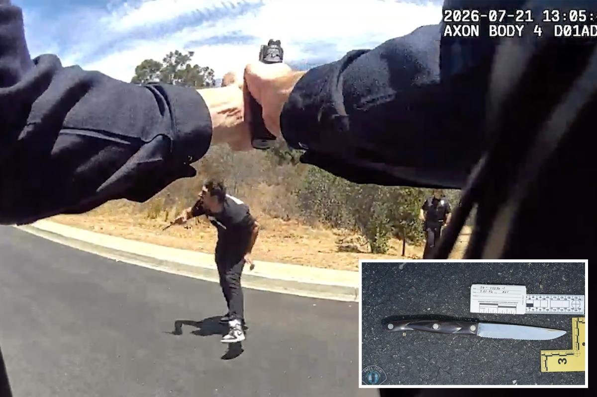 You are currently viewing Disturbing bodycam footage shows final moments of knife-wielding autistic man killed by SoCal cops