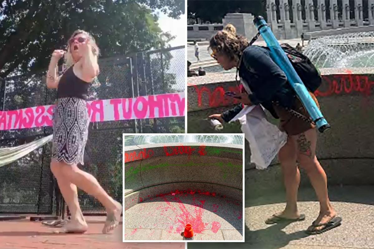 You are currently viewing WWII Memorial vandal says she’s ‘freedom fighter’ being chased by ‘golf carts with people shooting’ in bizarre videos