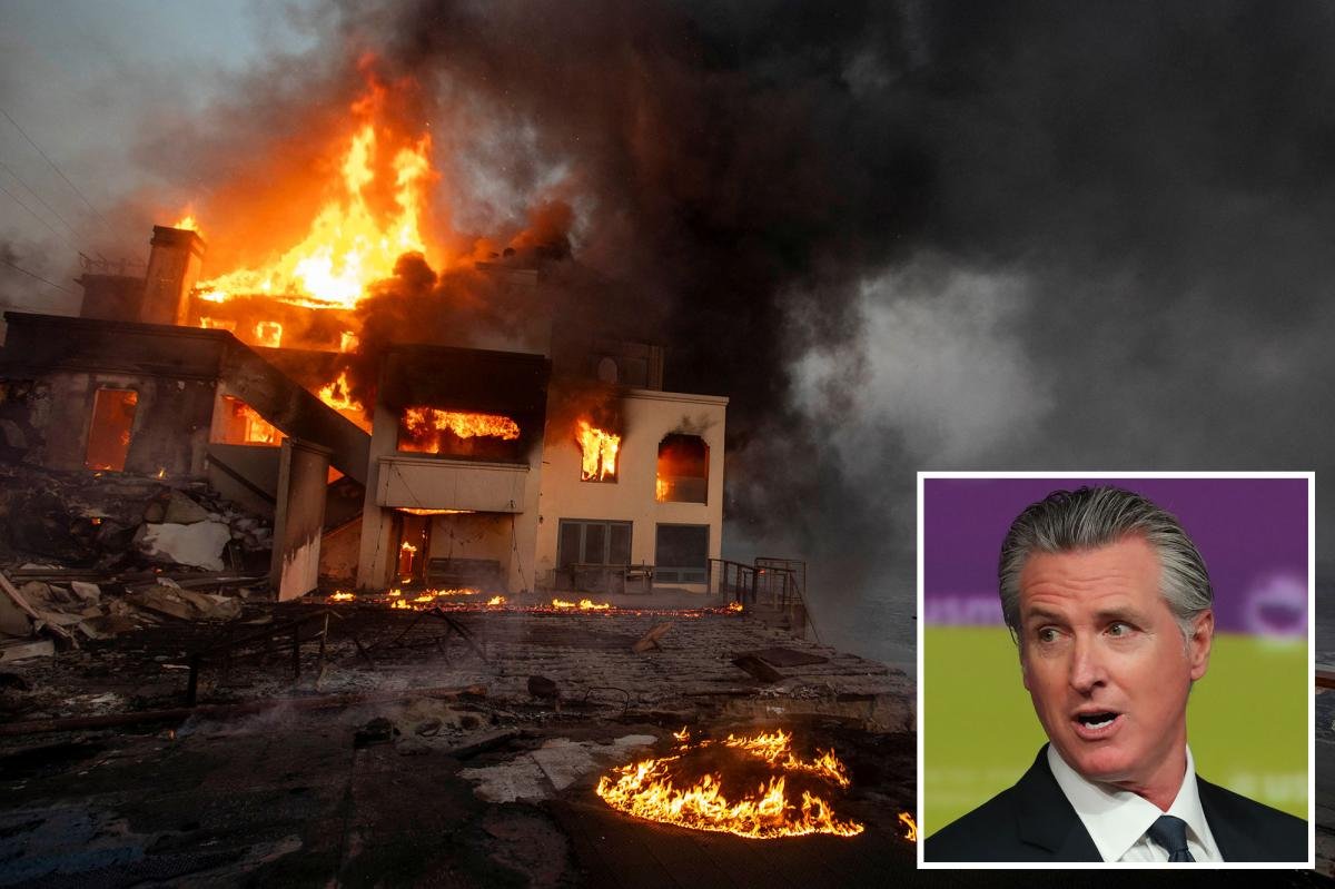 You are currently viewing Gavin Newsom wildfire plan faces revolt over warning it will spike insurance rates across California