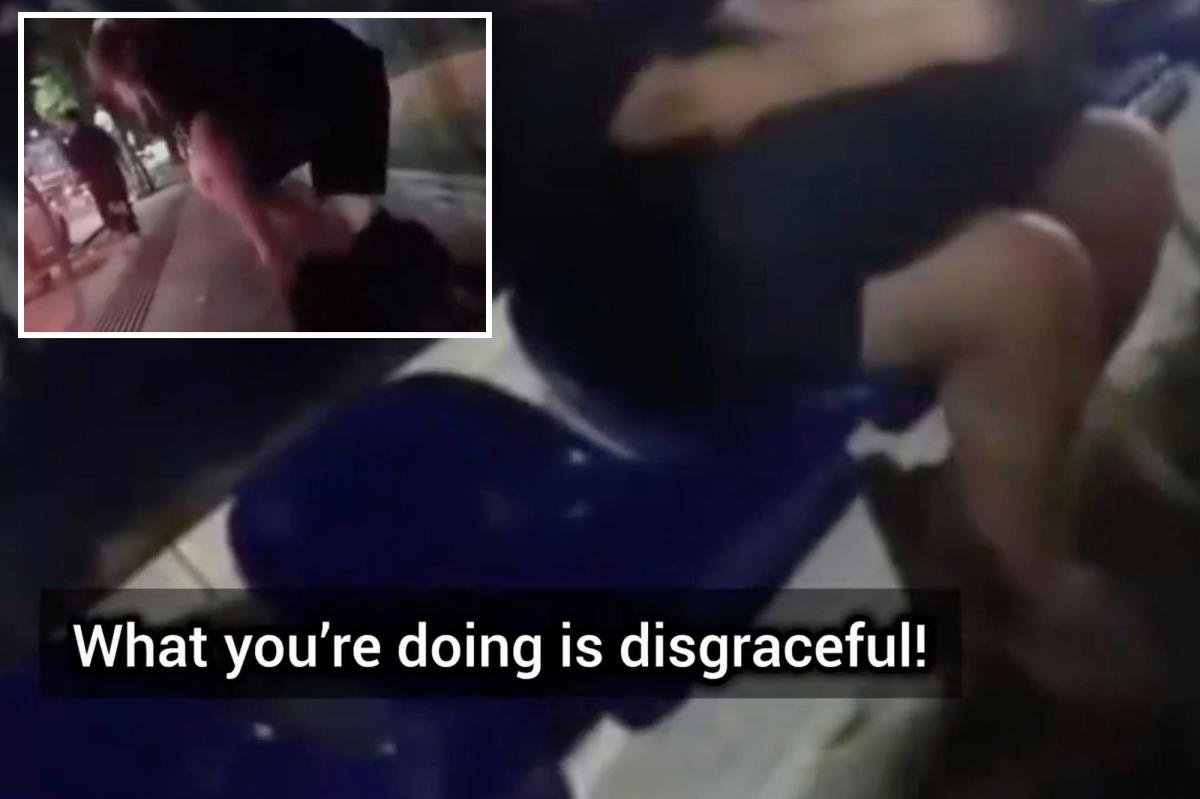 Read more about the article Iranian woman forced to cover bare legs as morality police crack down on hijab law violators