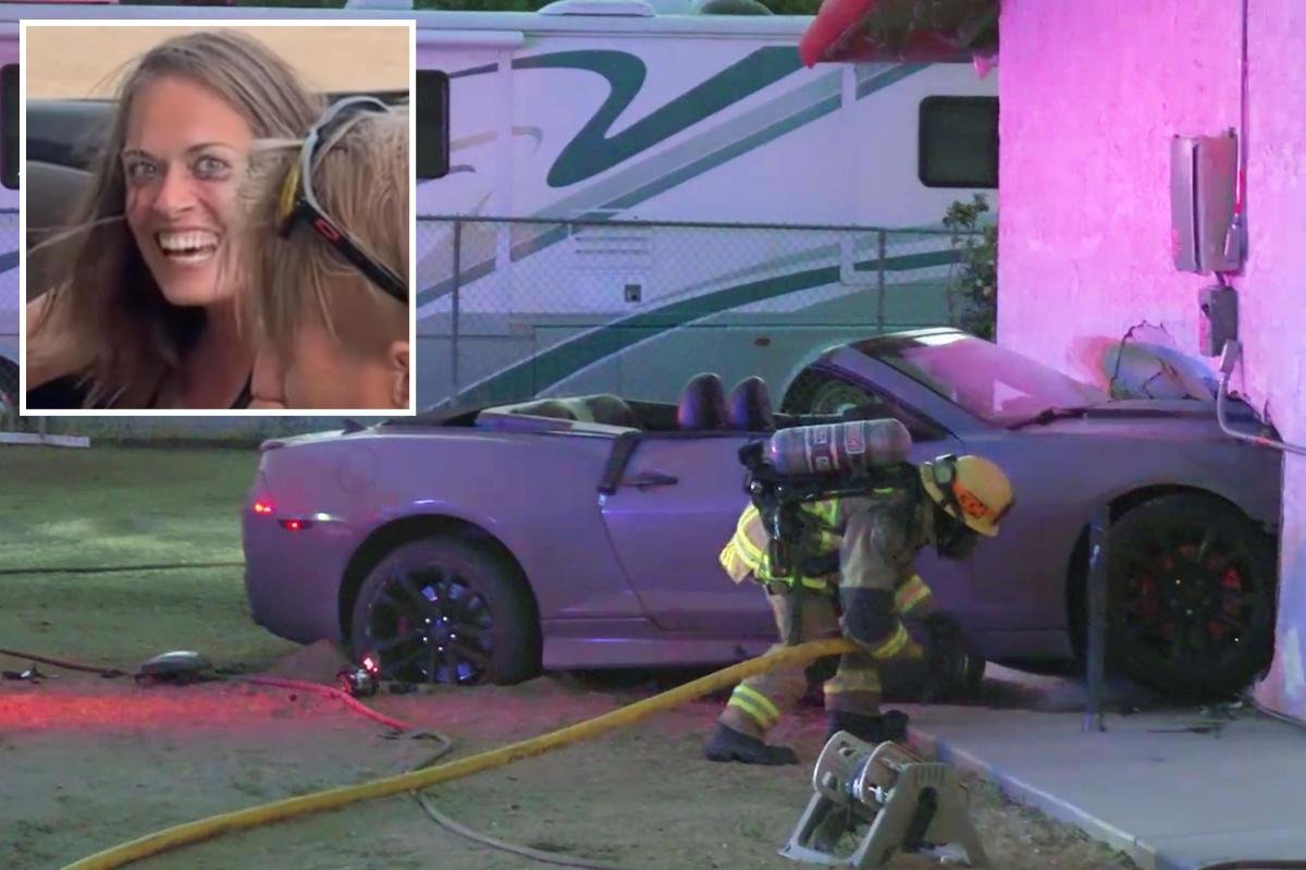 You are currently viewing Moment SoCal drunk driver’s passenger flashes unhinged smile after crashing Camaro into wall