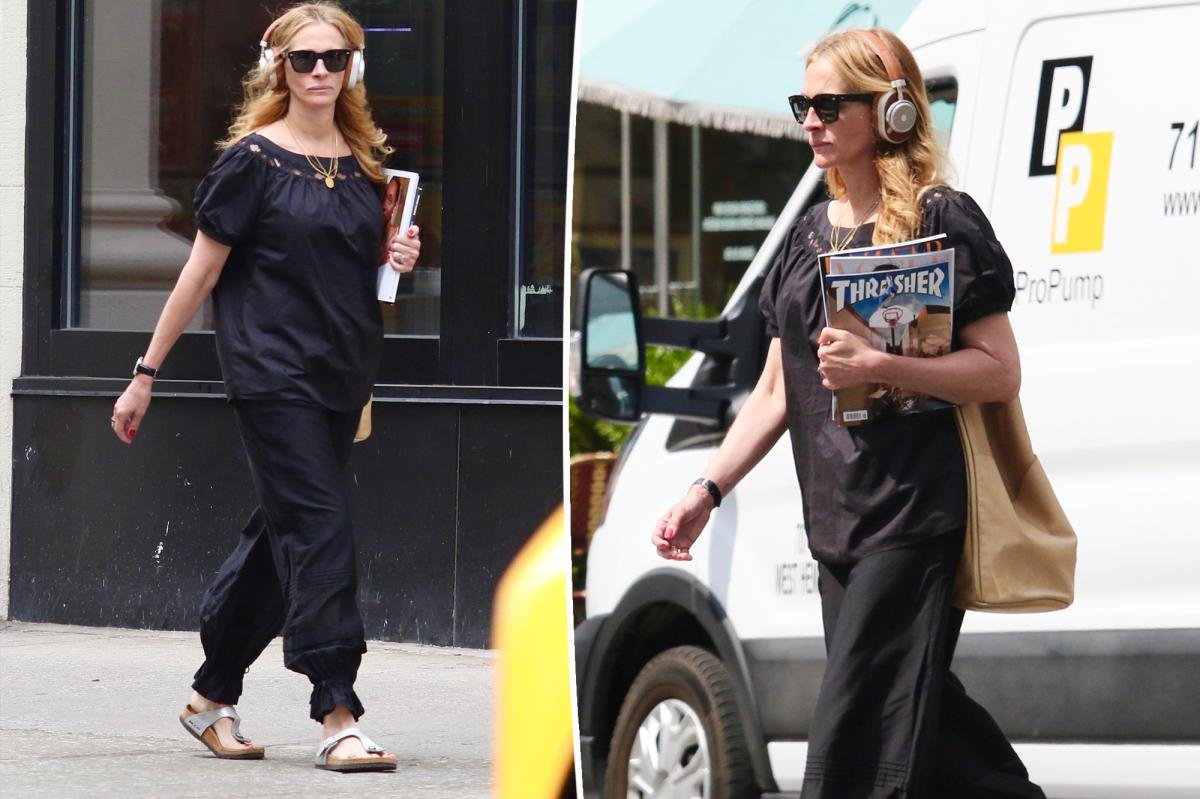 You are currently viewing Even Julia Roberts loves Birkenstocks, and we found her chic silver pair on sale