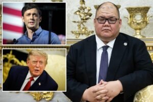 Read more about the article White House officials slam âcringeworthy theatre kidâ Jon Ossoff after senator’s Trump digÂ 