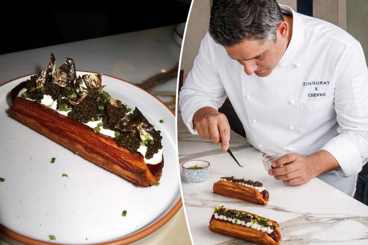 Read more about the article $100 hot dogs get over-the-top treatment with caviar, Wagyu and 24-karat gold