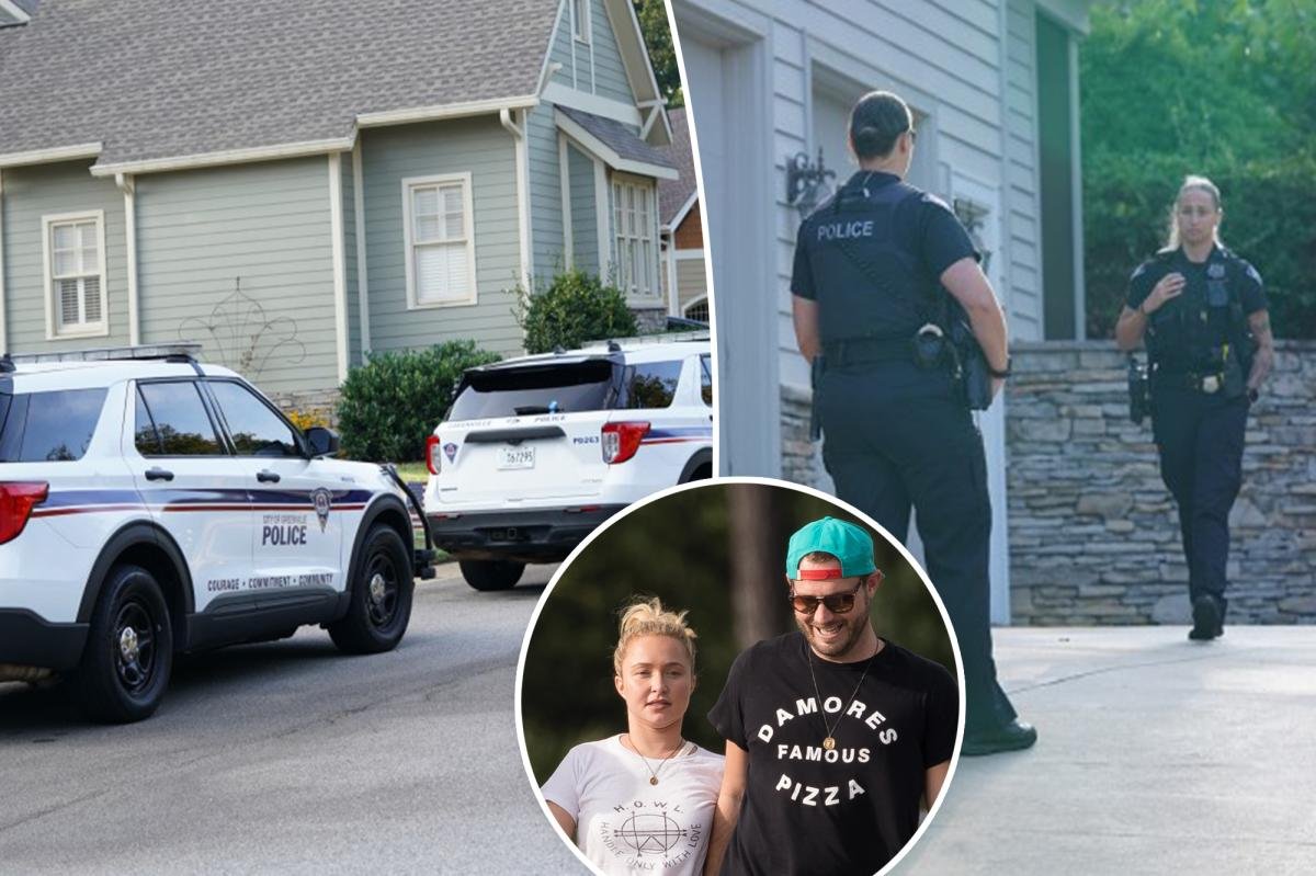 You are currently viewing Cops seen arriving to Hayden Panettiere’s boyfriend Brian Hickerson’s family home days after actress’ death