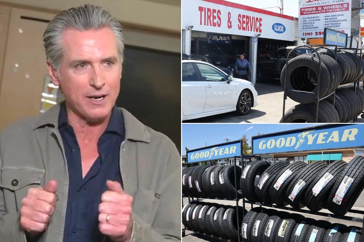Read more about the article Gavin Newsom doubles down on controversial California tire replacement rules