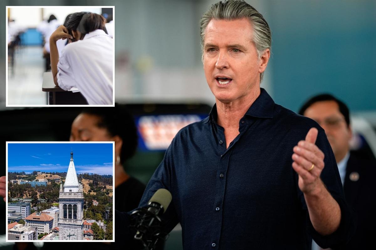 Read more about the article Gavin Newsom dodges SAT question as 1000+ UC professors warn college students can’t do basic math