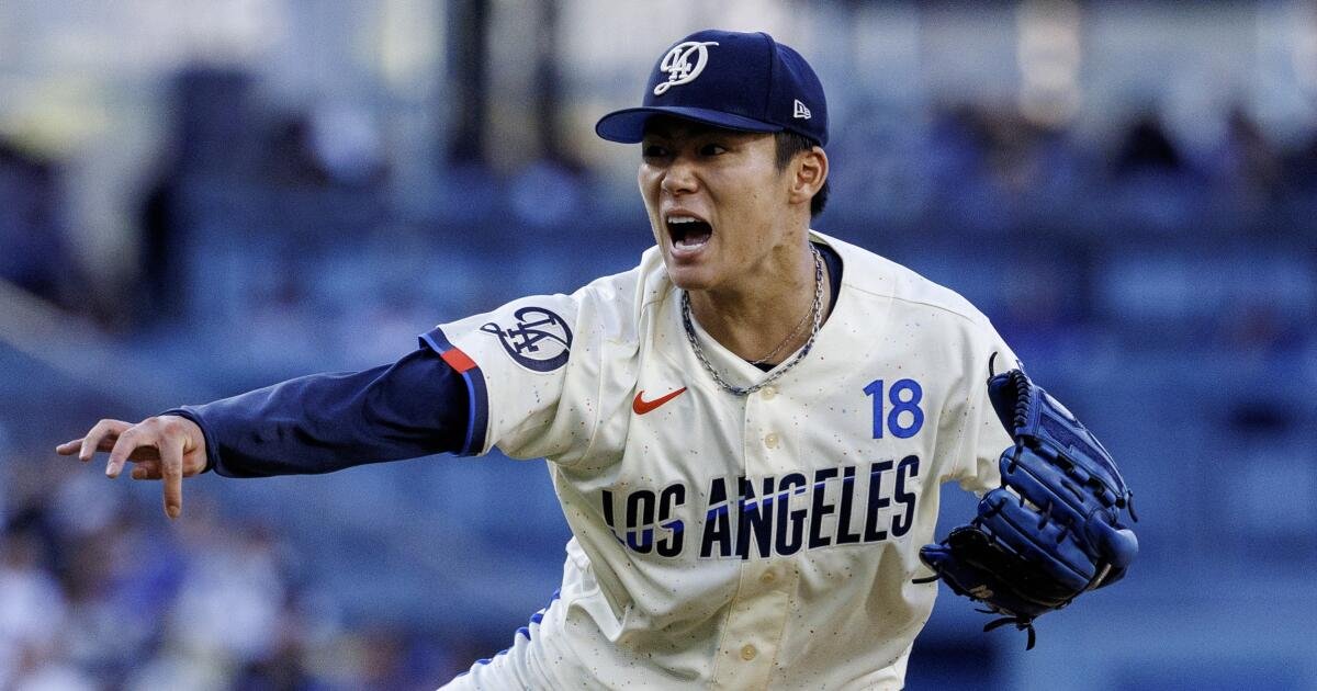 Read more about the article Yoshinobu Yamamoto falters against Ceddanne Rafaela and Red Sox in Dodgers’ loss